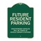 Signmission Designer Series-Unauthorized Vehicles Will Be Towed Green, 24" x 18", G-1824-9746 A-DES-G-1824-9746 - alternate 1